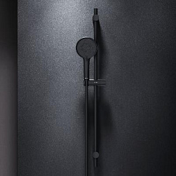 Душевой гарнитур AM.PM X-Joy F0185A022 штанга, шланг, лейка 3 режима, черный