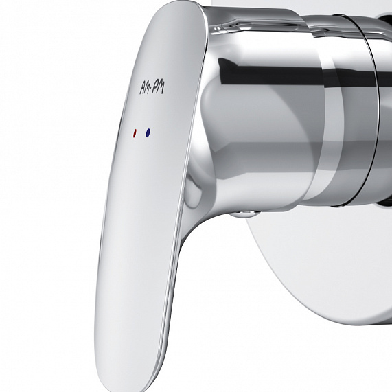 Смеситель для ванны и душа AM.PM Spirit 2.1 F71A85000 хром встраиваемый