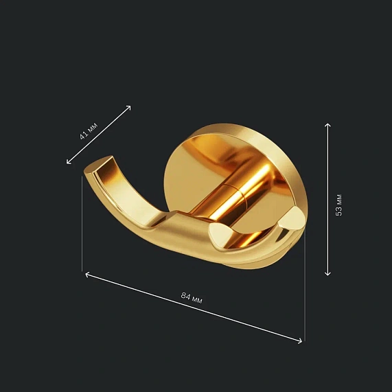 Набор аксессуаров AM.PM X-Joy золото (крючок, кольцо, держатель туалетной бумаги)-3