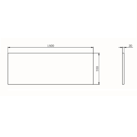 Ванна акриловая 150x70 AM.PM Func W84A-150-070W-A белая глянцевая-3