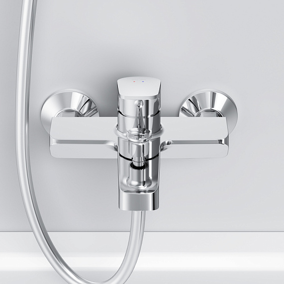 Смеситель для ванны и душа AM.PM Func F8F10000 хром-6