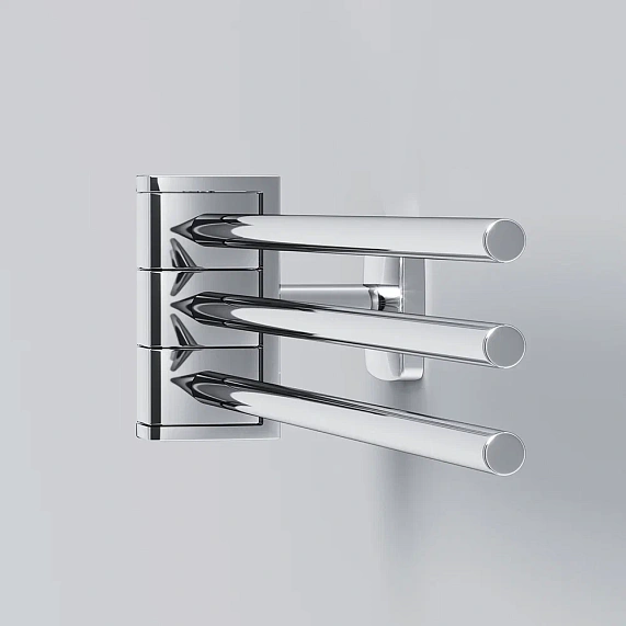 Вешалка для полотенец AM.PM Gem A9032700 поворотная тройная хром-2