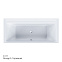Ванна акриловая 170x75 AM.PM Inspire 2.0 W52A-170-075W-A белая глянцевая