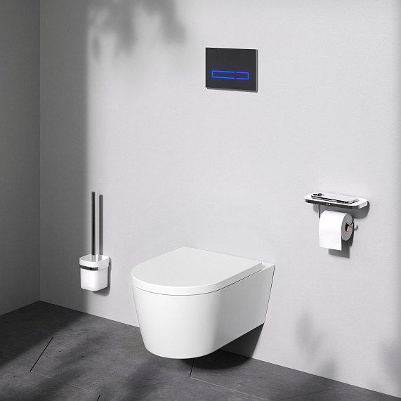 Унитаз подвесной 49 AM.PM Stern C7L1700LMSC с сиденьем микролифт, белый