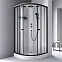Душевая кабина 100x100 AM.PM X-Joy W94C-401-100BT профиль черный матовый, низкий поддон