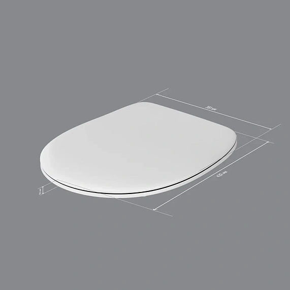 Унитаз подвесной AM.PM Sense C741700WH безободковый c сиденьем микролифт, белый-6