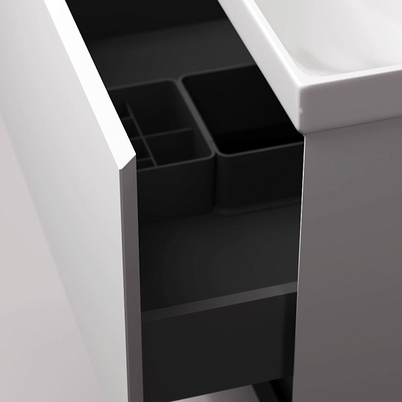 Тумба с раковиной 60 AM.PM Above M9X-FSX0602WG-WCC0600WG напольная, белая глянцевая-4