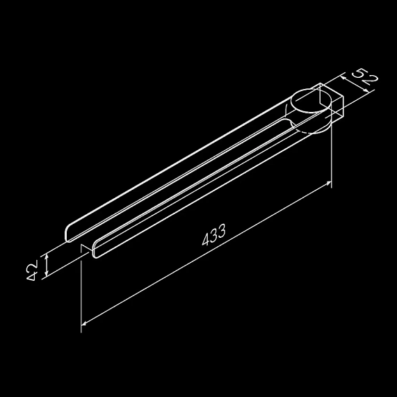 Вешалка для полотенец AM.PM Inspire 2.0 A50A32600 поворотная двойная хром-7