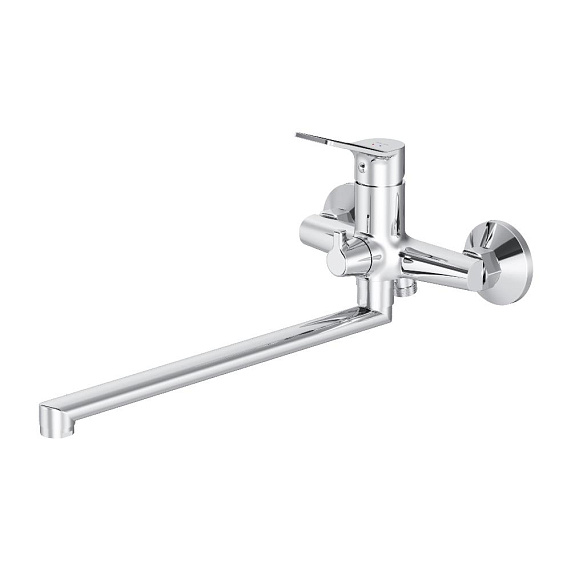 Смеситель для ванны и душа AM.PM X-Joy F85A90200 длинный излив, хром-9