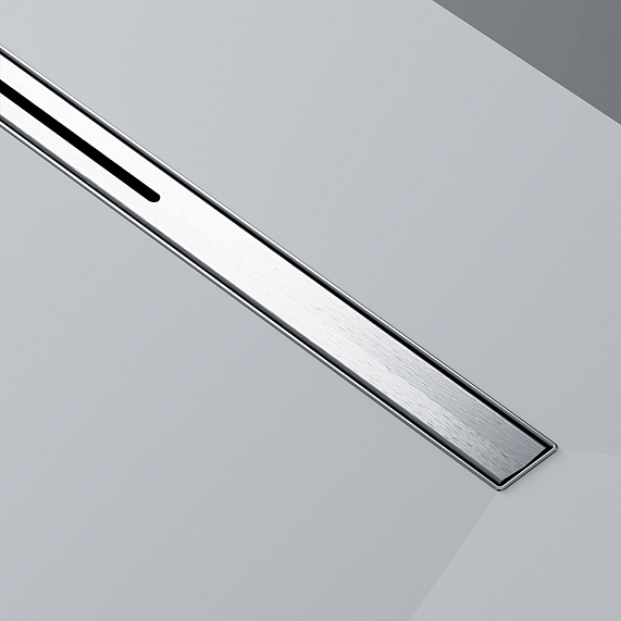 Душевой трап (лоток) 100 AM.PM MasterFlow Slim W01SC-S11-100-05SB комбинированный затвор со стальной матовой решеткой-9