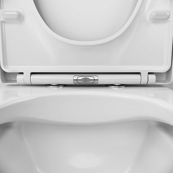 Унитаз-компакт напольный AM.PM X-Joy C85A8601SC безободковый с сиденьем микролифт, белый-9