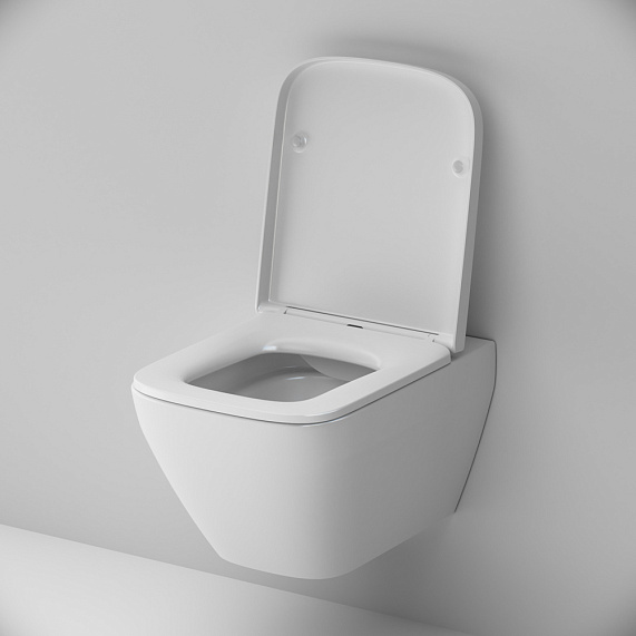 Унитаз подвесной AM.PM Spirit 2.0 C701701SC безободковый с сиденьем микролифт, белый-3