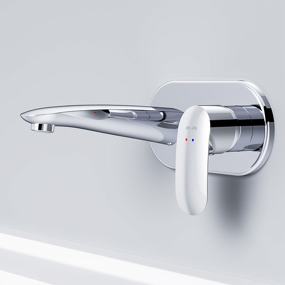 Смеситель для раковины (умывальника) AM.PM Like F8072200 хром встраиваемый-3