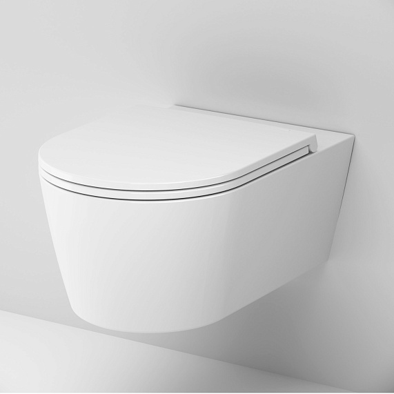 Унитаз подвесной AM.PM Func C8F1701SC (глубина 54 см) безободковый с сиденьем микролифт, белый-3