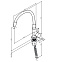 Смеситель для кухни AM.PM X-Joy S F85B07605 высокий, хром, с серым гибким изливом
