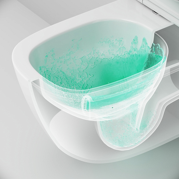 Унитаз подвесной AM.PM Libre C601900SC торнадо безободковый с сиденьем микролифт, белый-14