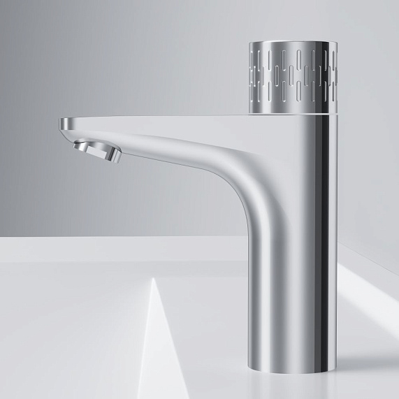 Смеситель для раковины (умывальника) AM.PM Gem F90A02400 с индикацией температуры, хром-4