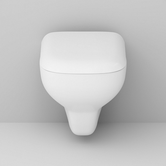 Унитаз подвесной безободковый с инсталляцией AM.PM Like IS49051.801700 сиденьем микролифт, хром пневм. клавишей-2