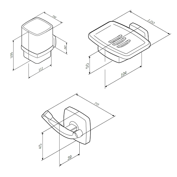Секция мебели для ванной AM.PM Gem S BK91GC-4