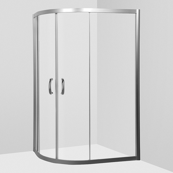Душевое ограждение без поддона 120х80 AM.PM Bliss L W53G-302U120MT64 профиль серебристый-2
