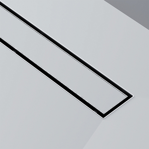 Душевой трап (лоток) 60 AM.PM MasterFlow W01SC-U11-060-04SB комбинированный затвор со стальной матовой решеткой под плитку-17