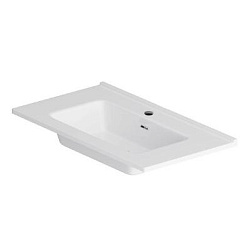 Раковина мебельная 80 AM.PM Sense M7BWCC0802WG белая встраиваемая