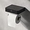 Держатель для туалетной бумаги настенный AM.PM Inspire 2.0 A50A341522 с полочкой, черный