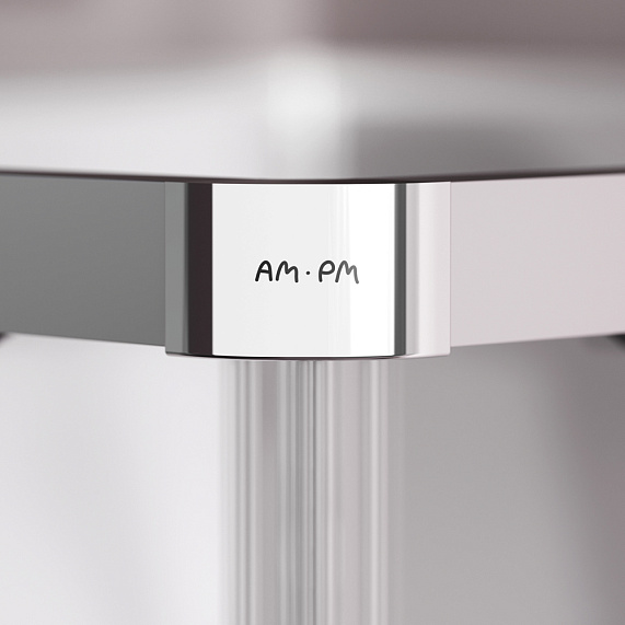 Душевая кабина 90x90 AM.PM Above W9XC-403-9090MT профиль серебристый, низкий поддон-7