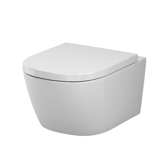 Унитаз подвесной AM.PM Libre C601900SC торнадо безободковый с сиденьем микролифт, белый-12
