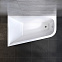 Ванна акриловая 100x160 AM.PM Spirit W72A-160L100W-A2 асимметричная белая глянцевая