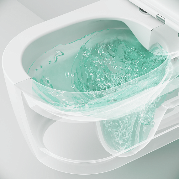 Унитаз подвесной 49 AM.PM Stern C7L1700LMSC с сиденьем микролифт, белый-9