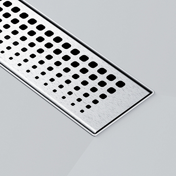 Душевой трап (лоток) 40 AM.PM MasterFlow W01SC-P11-040-01SB комбинированный затвор со стальной матовой решеткой-9