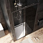 Душевая перегородка с дверью 110x195 AM.PM Gem W90G-110-1-195BG тонированное стекло, профиль черный матовый