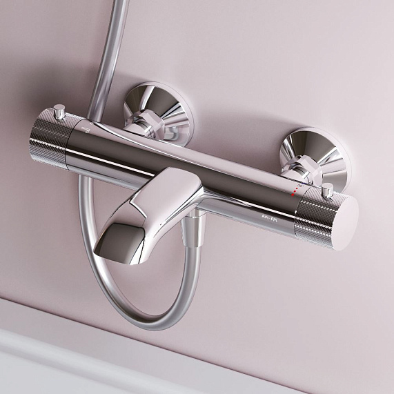 Смеситель для ванны и душа AM.PM Libre F6050000 термостат хром