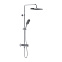 Душевая система Damixa Gala 953810000 стойка с тропическим душем, термостатом, смесителем, изливом, хром