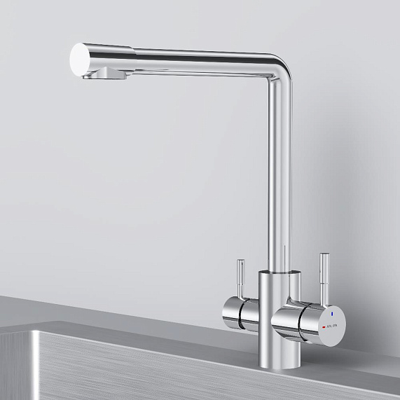 Смеситель для кухни AM.PM X-Joy S F85B05700 высокий, с каналом питьевой воды, хром-7