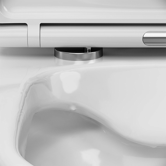 Унитаз-компакт напольный AM.PM Flash C9H8600LMSC безободковый с сиденьем микролифт, белый-5