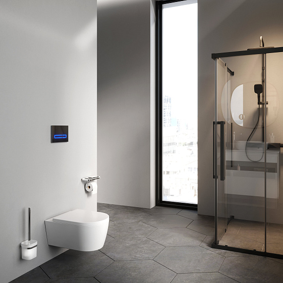 Унитаз подвесной 49 AM.PM Stern C7L1700LMSC с сиденьем микролифт, белый-1