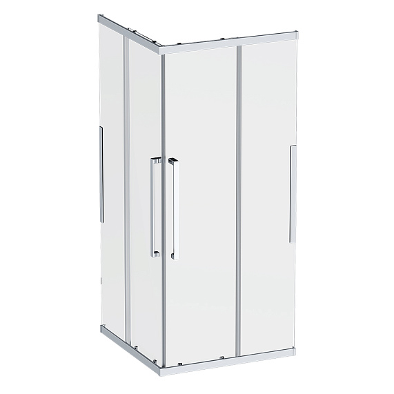 Душевое ограждение без поддона 90x90 AM.PM Func W84G-403-9090-MT профиль серебристый-4