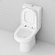 Унитаз напольный AM.PM Spirit 2.0 C708600WH безободковый с сиденьем микролифт 57WH, белый