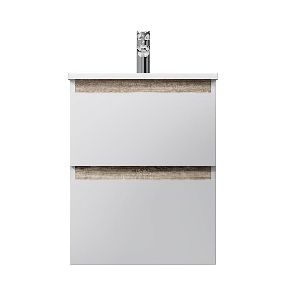 Тумба с раковиной 50 AM.PM X-Joy M85AFHX0502WG подвесная белый глянец-7