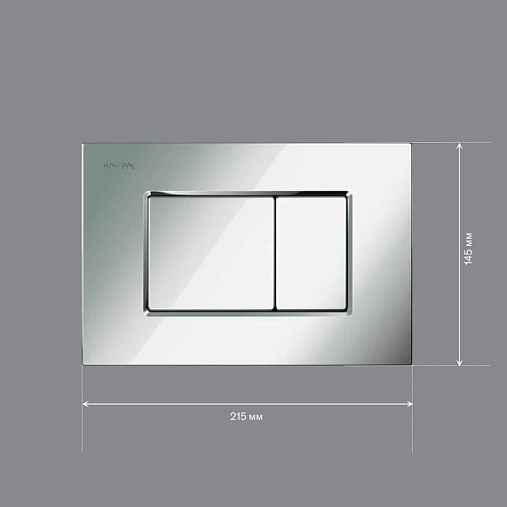 Клавиша смыва для инсталляции AM.PM ProC S I070231 механическая серебристая-4