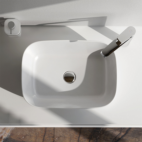 Раковина накладная 45 AM.PM Func M8FWCC10450WG белая-2