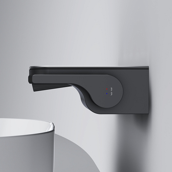 Смеситель для раковины (умывальника) AM.PM Func F8F72722 черный встраиваемый-2