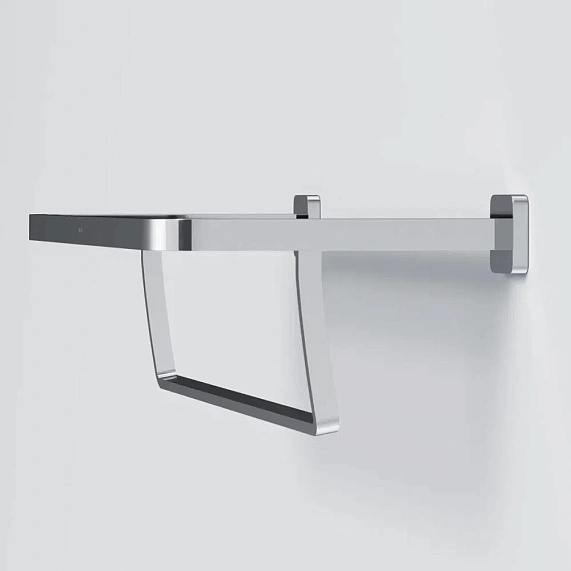 Полка для полотенец AM.PM Func A8F37700 с вешалкой, хром-2