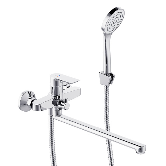 Смеситель для ванны и душа AM.PM Fortuna 459500000LM с душевым набором, хром-2