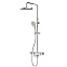 Душевая система AM.PM Inspire 2.0 F0750A500 стойка с тропическим душем, термостатом, смесителем, изливом, хром