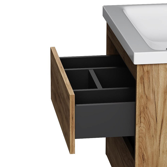 Тумба с раковиной 60 AM.PM Pulse M91-FHX0602OF-WCC0602WG под дерево-5