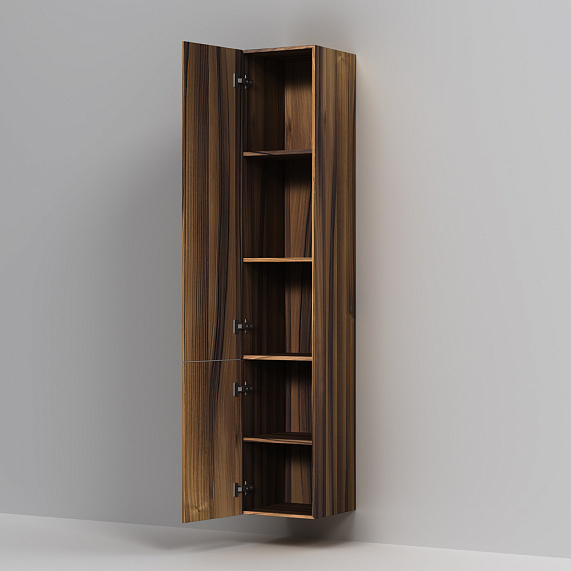 Шкаф-пенал для ванной 30 AM.PM Gem M90CHL0306HF навесной левый орех-3